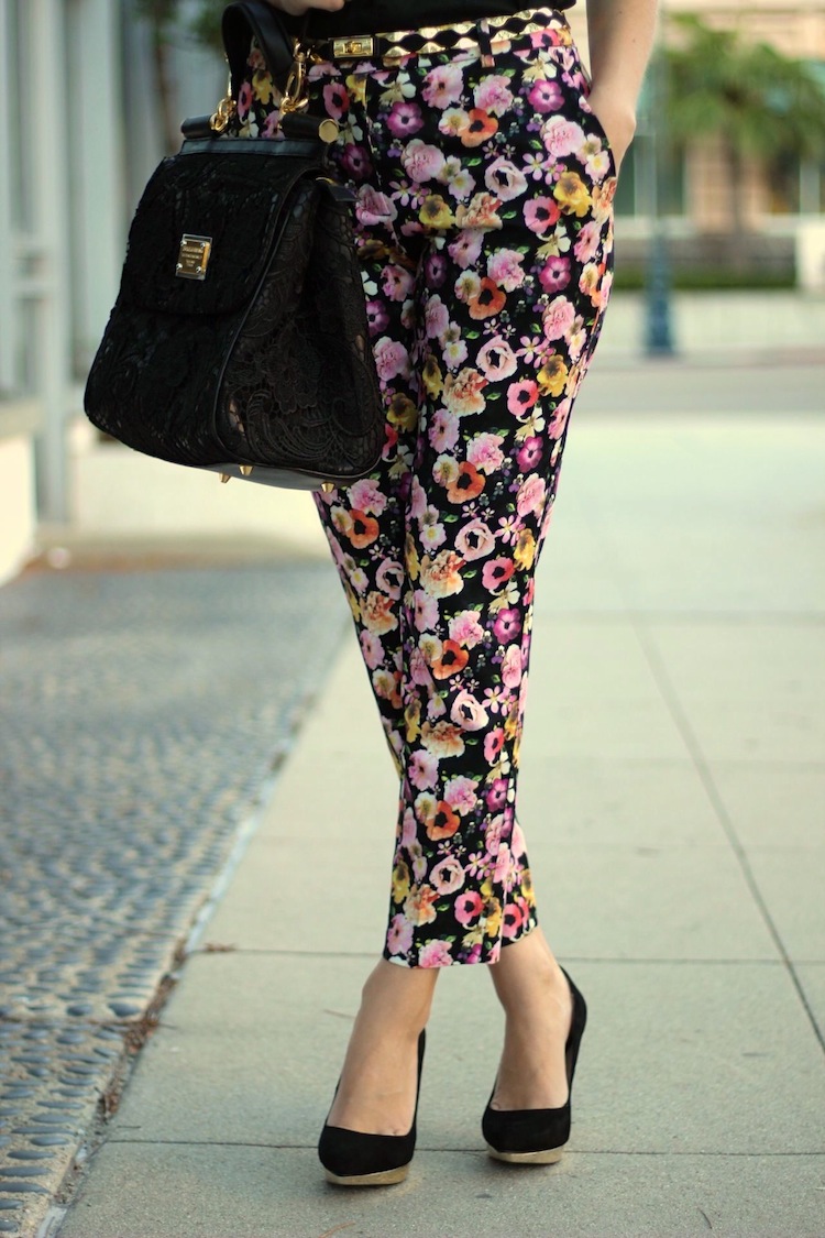 LA by Diana - Personal Style blog by Diana Marks: Black, Gold and Flowers