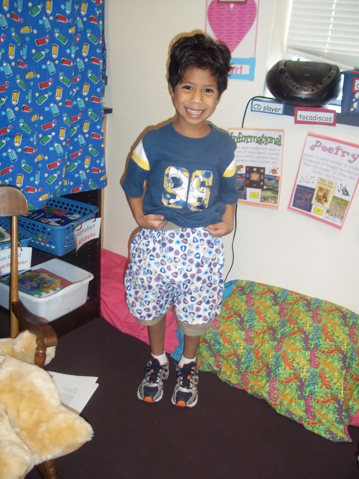 Mrs. Wood's Kindergarten Class Big Underwear Day!