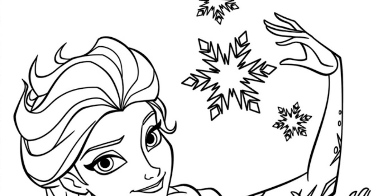 Sketsa Gambar Frozen Garlerisket