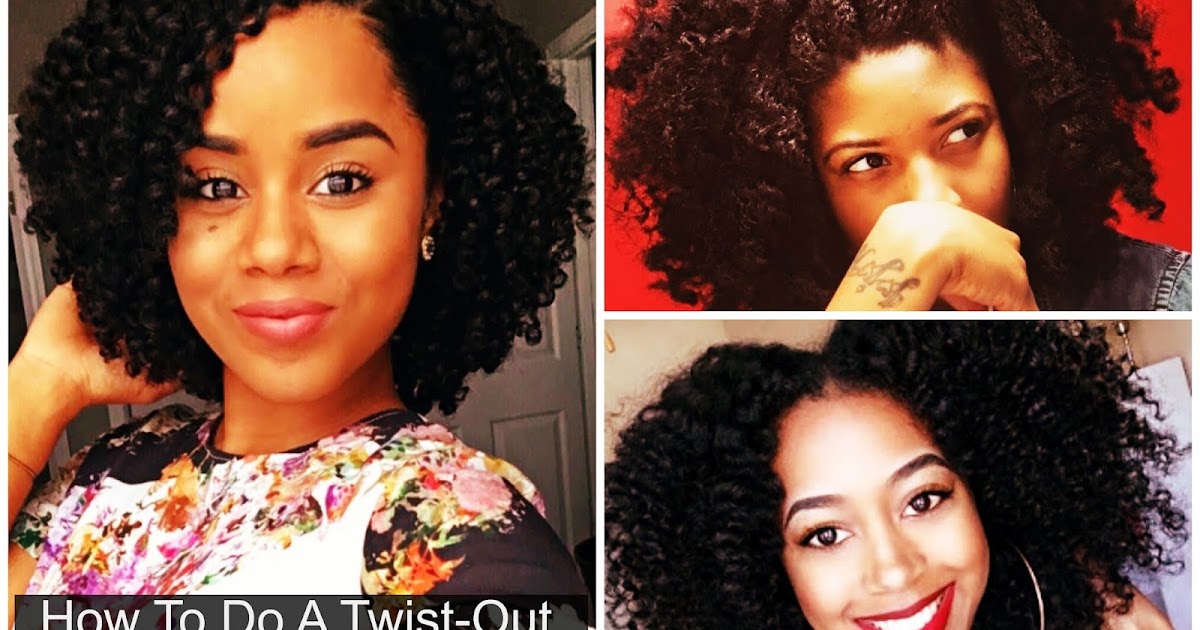 Natural Hair For Beginners How To Do A TwistOut On Natural Hair For Beginners How To Do A TwistOut On