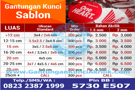 cara membuat gantungan kunci sablon full colour, harga gantungan kunci sablon distro dari bahan akrilik tahan lama berkualitas, bisa hubungi gantungan kunci sablon usaha dari bahan akrilik yang unik dan murah berkualitas