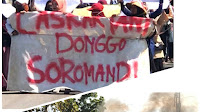 Unras Laskar Tani Donggo -Soromandi, Pro Kontra, Berakhir Dengan Aksi Pengerusakan dan Blokir Jalan