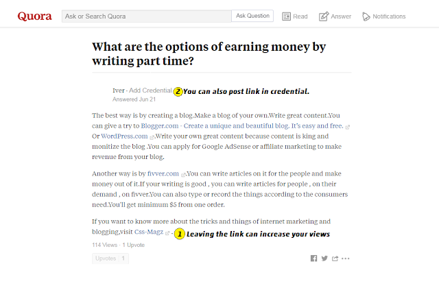 Quora answer. Quora answer.