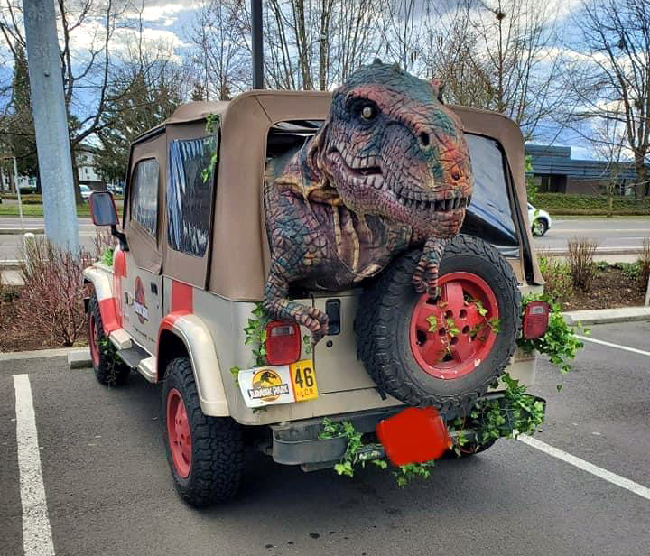 Just A Car Guy I've seen some Jurassic Park jeeps before, but none