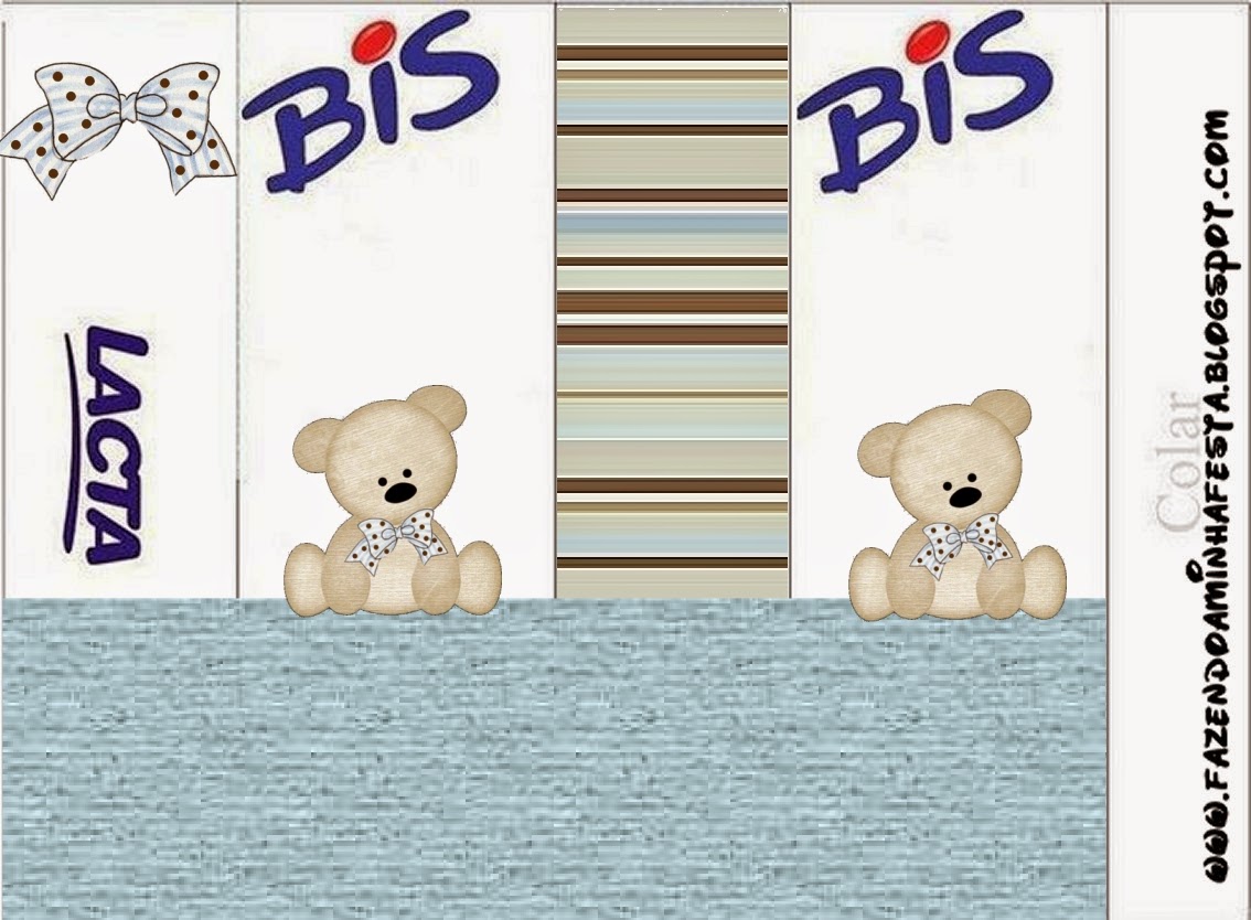 Teddy Bear Family, Free Printable  Labels.