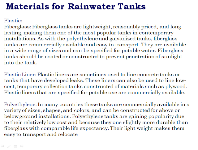 RAIN WATER HARVESTING SYSTEM AND MANAGEMENT
