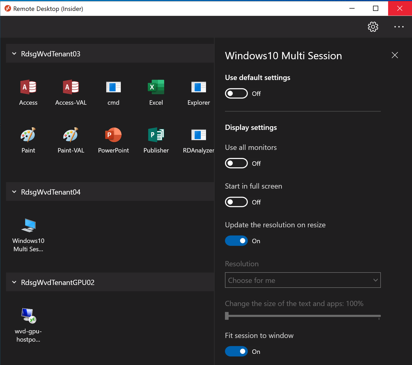 The Microsoft Platform Windows Virtual Desktop users to customize
