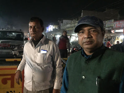 कार्यपालक अभियंता ने की वजीरगंज सड़क का निरीक्षण, AnjNewsMedia, Executive engineer inspected Wazirganj road