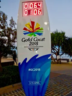 Commonwealth Games 2018 Surfboard Countdown Clock