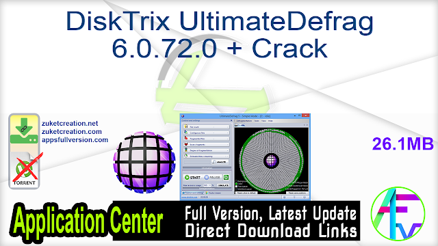 DiskTrix UltimateDefrag 6.0.72.0 + Crack