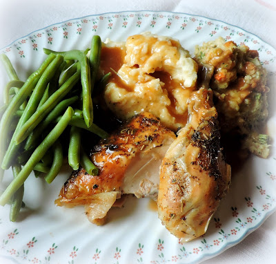 Roast Chicken with Lemon & Garic