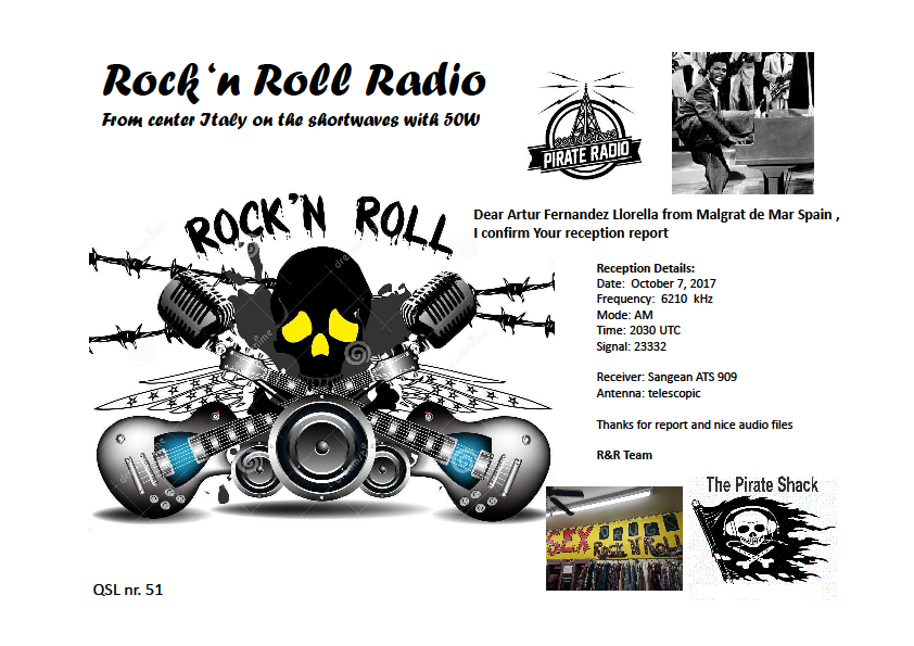 MARESME DX QSL Rock'n Roll Radio