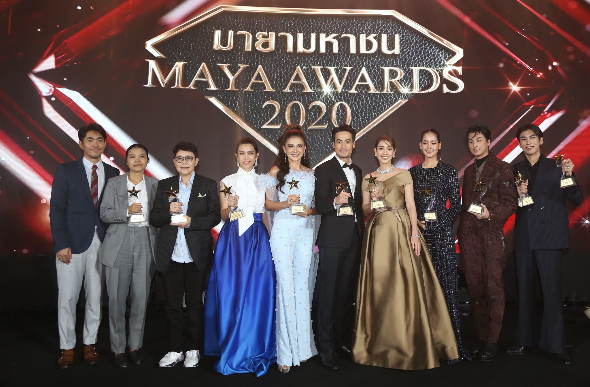 ประกาศรางวัล MAYA AWARDS 2020 เวทีแห่งเกียรติยศคนบันเทิง บรรยากาศคึกคัก