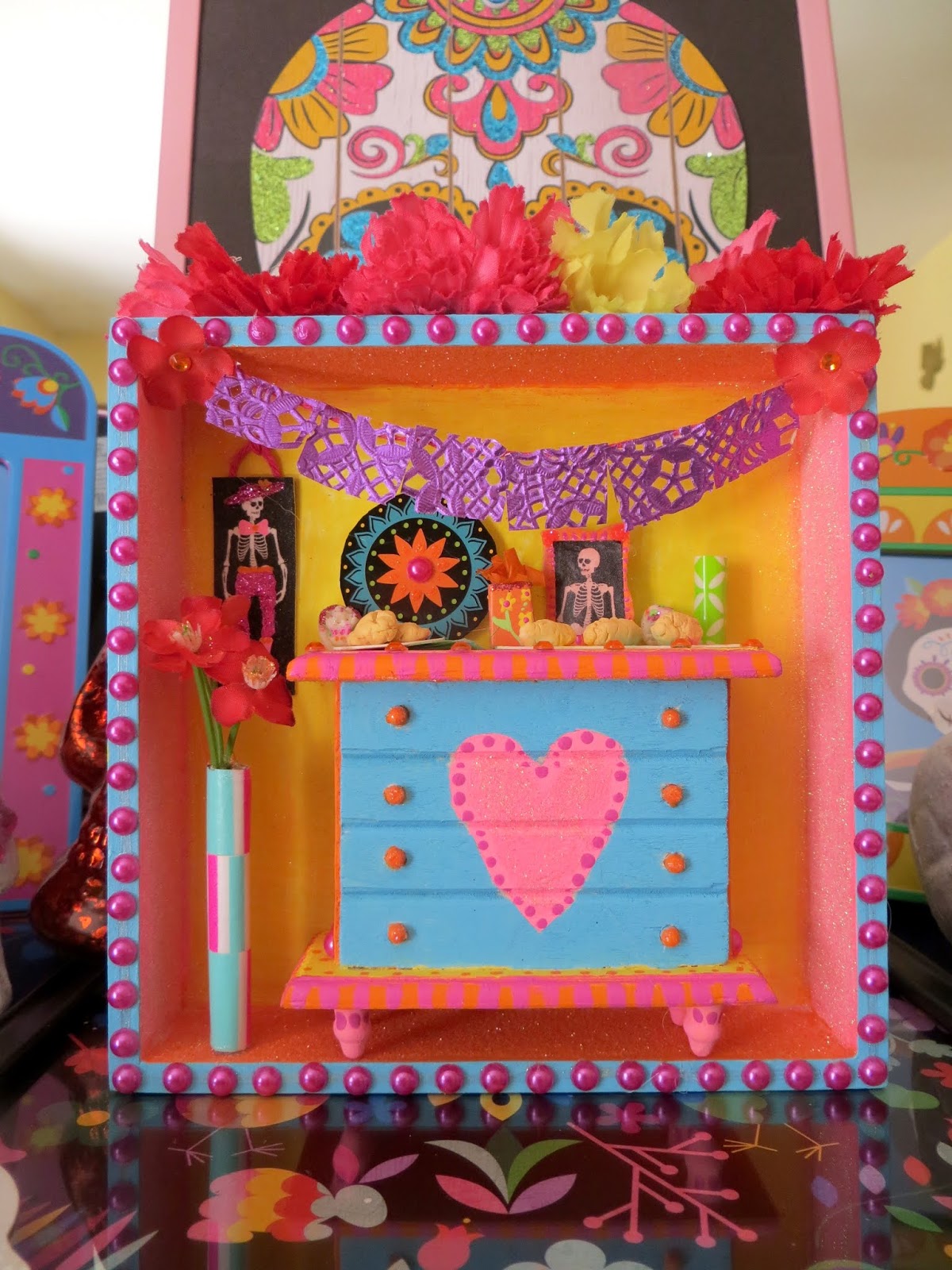 Justine's Halloween Crafting my mini Ofrenda