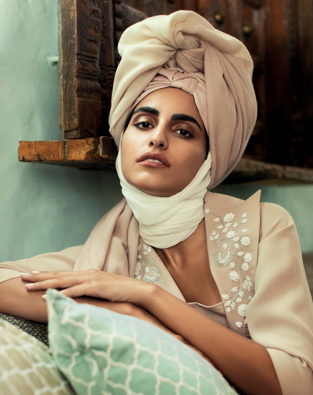Farnoush Savadkouhi in Vogue Arabia July/August 2017 by Ziga Mihelcic
