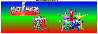 Power Rangers Food Toppers or Flags.