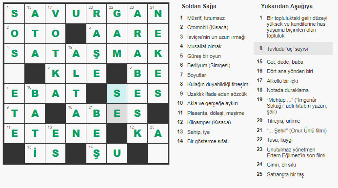 bulmaca cevap bulmaca cevap