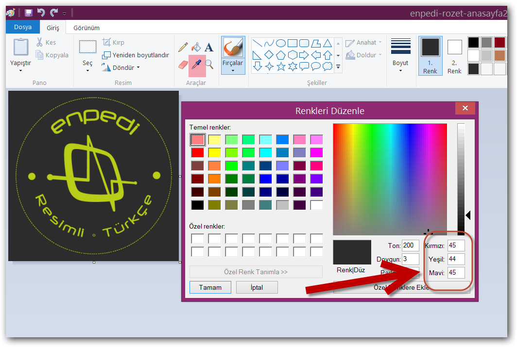 enpedi windows 8