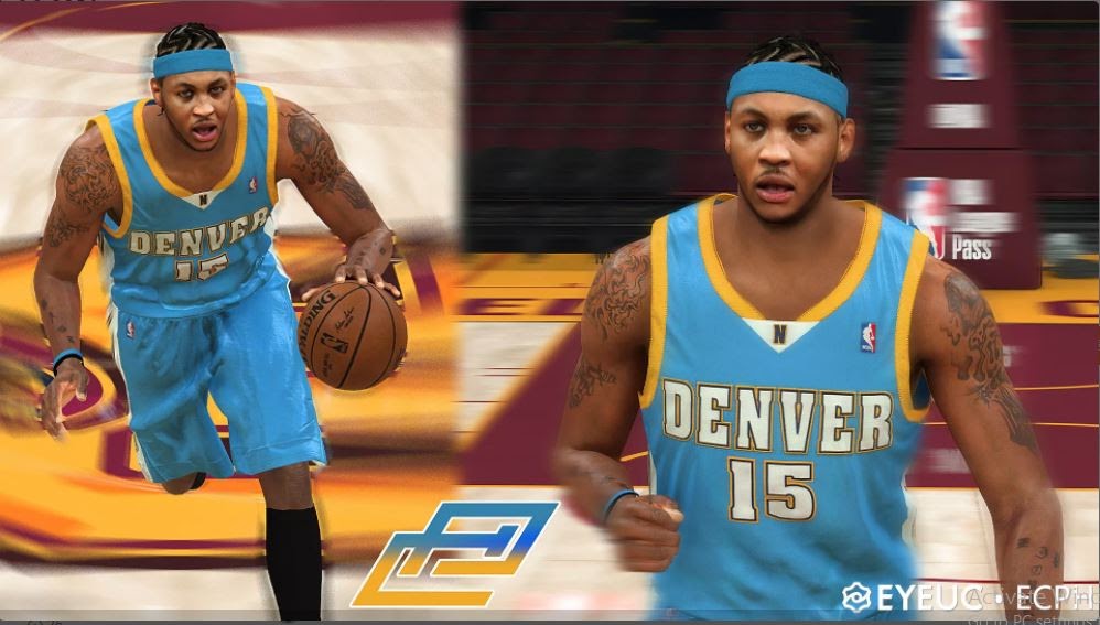 Carmelo Anthony Cyberface, Hair and Body Model Denver