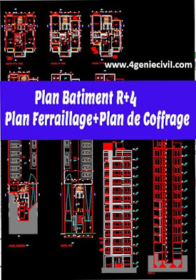 Plan immeuble gratuit pour bâtiment R+4