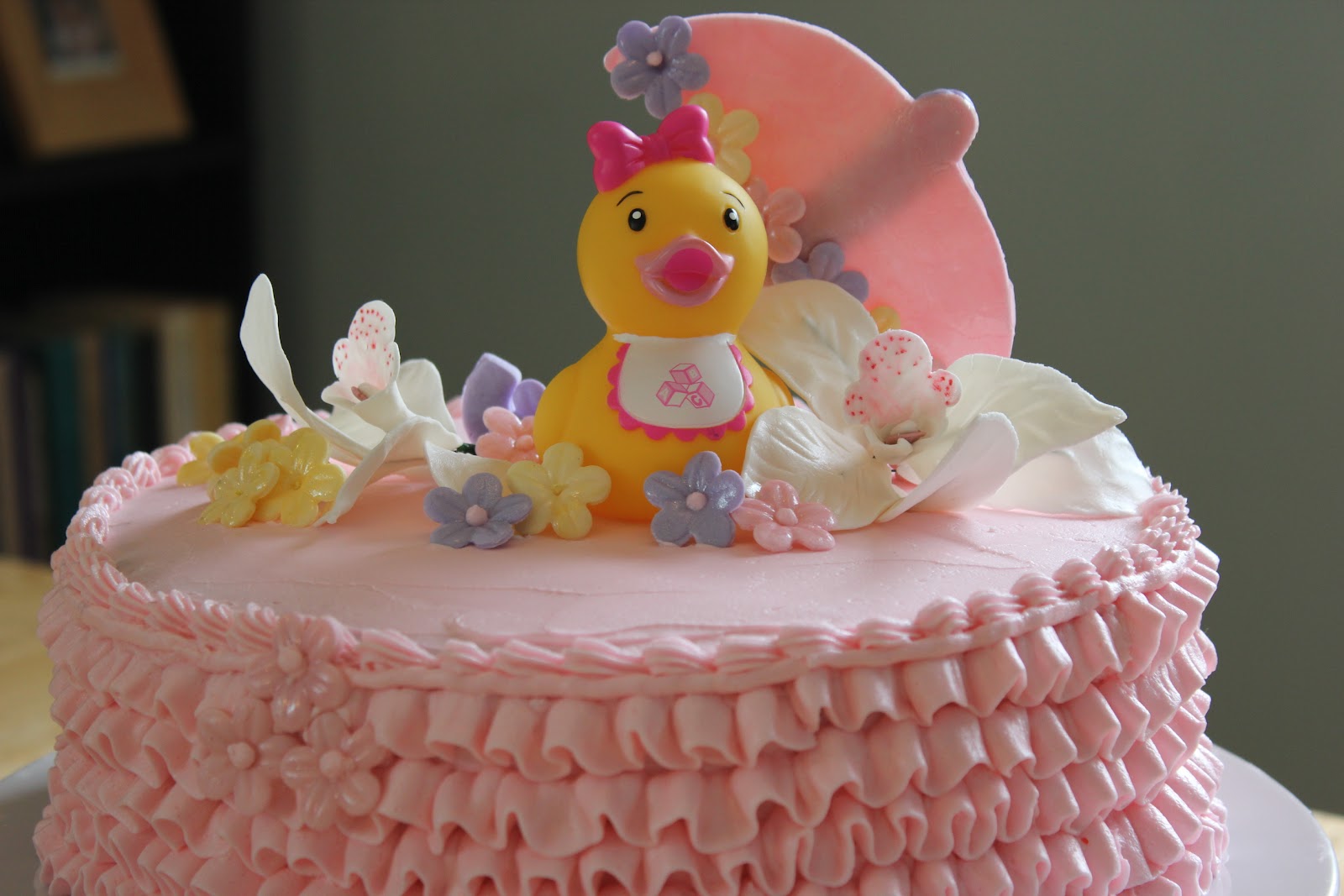 Duck Baby Shower Cake