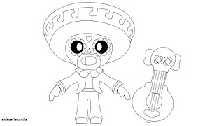 Coloring pages of Brawl Stars to print for free