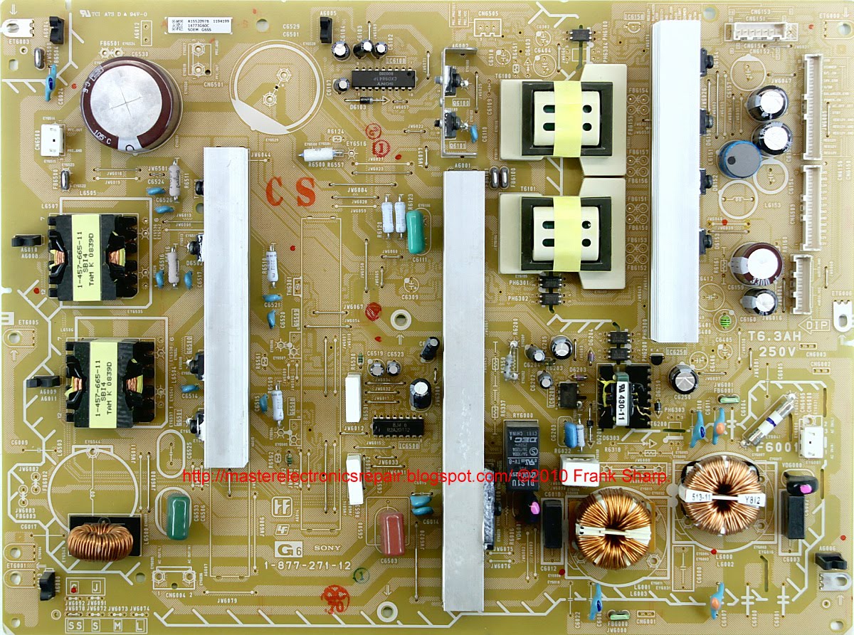 Master Electronics Repair ! REPAIR / SERVICING TV SONY KDL40Z4500