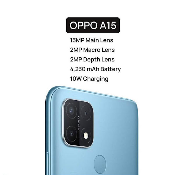 Oppo A15 Specifications and Price