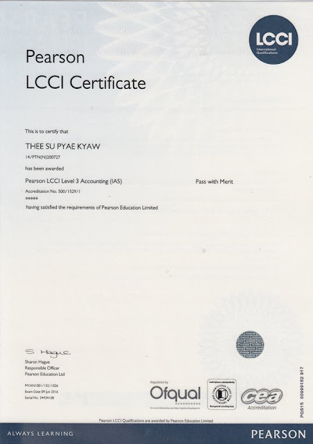 Level 3 - Certificate in Accounting (IAS)