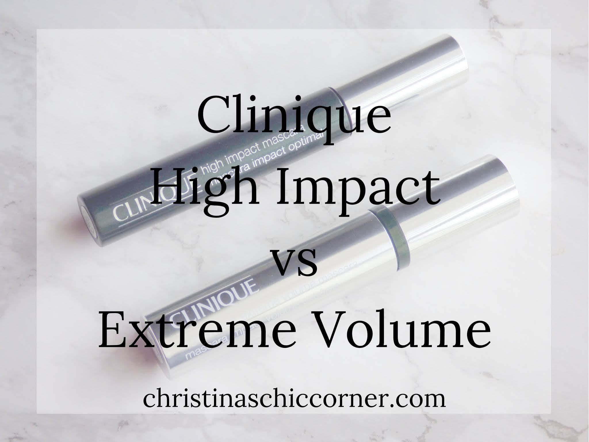 High Impact vs Extreme Mascara
