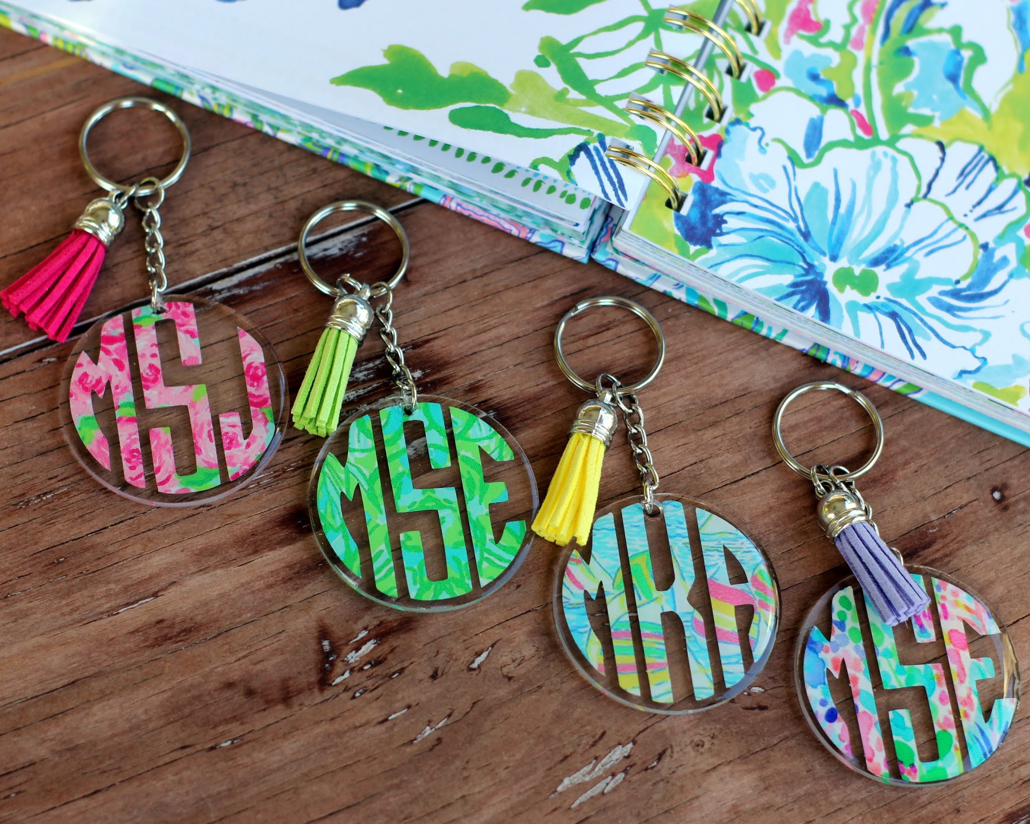 Monogrammed Key Chains for the Win - Because I'm Me