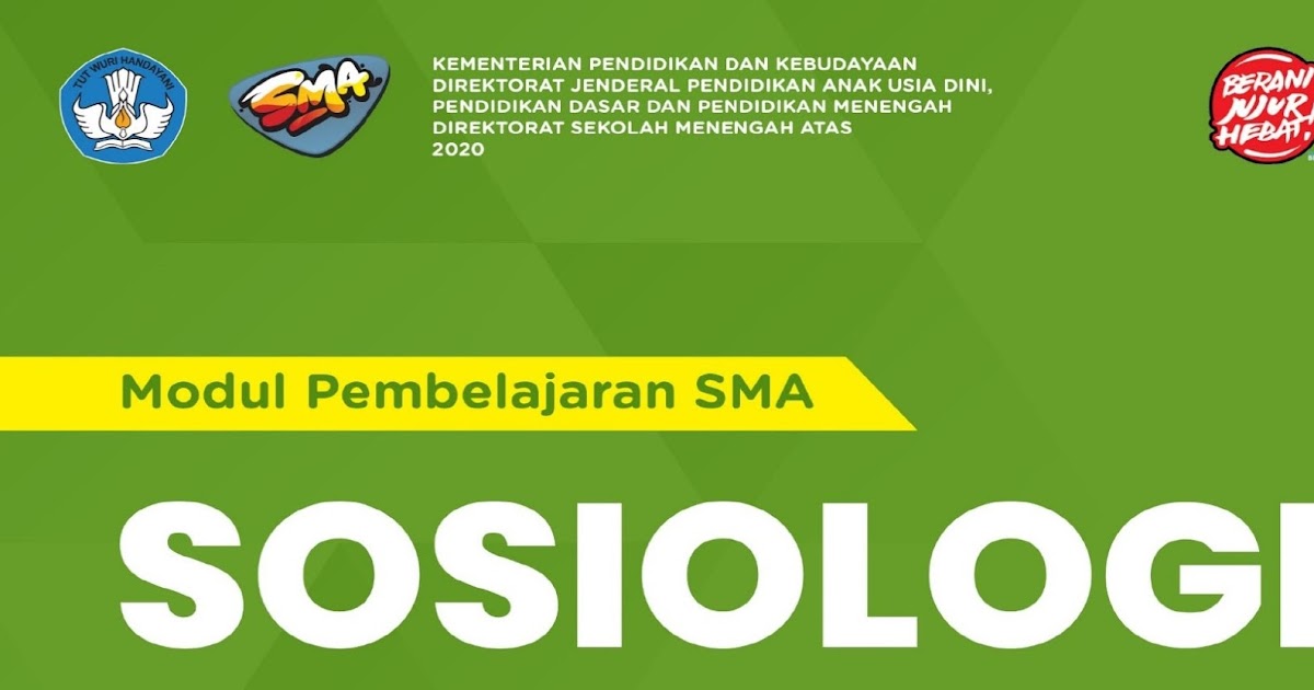 Modul Pembelajaran Sosiologi Sma Kelas X Xi Dan Xii Defantri Com