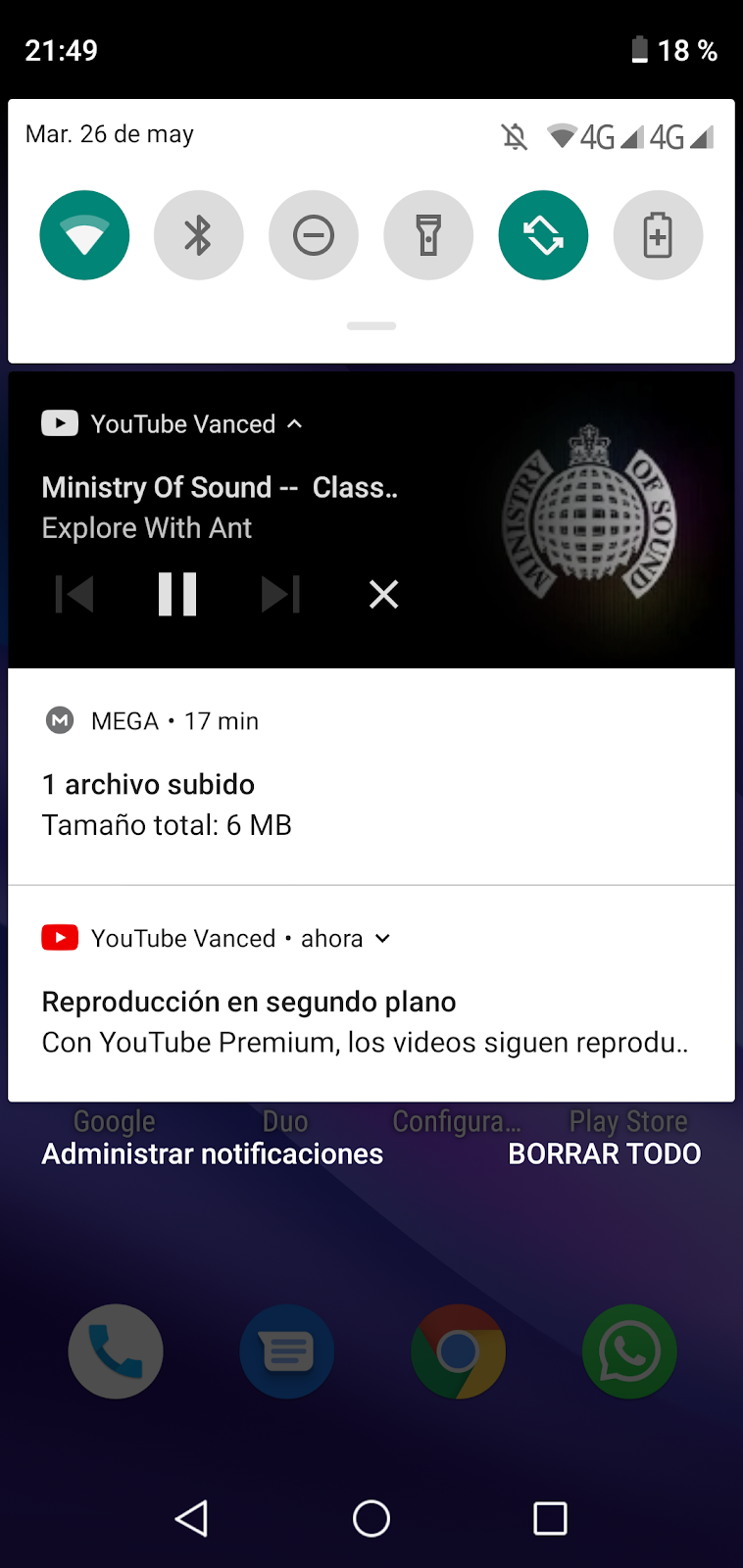 Mundo4ndroid YouTube Vanced Reproduce videos con Pantalla apagada y