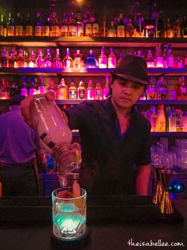 The Iron Fairies KL bartender making cocktail