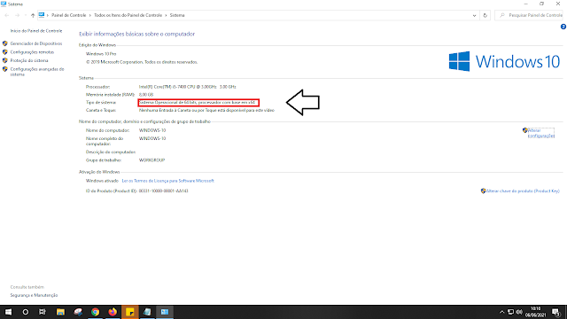 Imagem: Sistema (Windows 10)