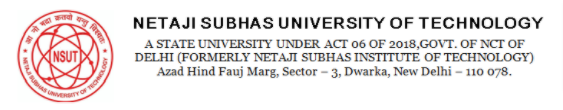 Free Job Alert: Neta Ji Subhash University NSUT Various Post Vacancy 2021- Notification For Total 126 Post