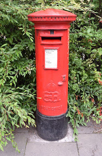 This old post box was erected in 1936, the year of the short and troubled reign of Edward VIII. It bears his Royal insignia.