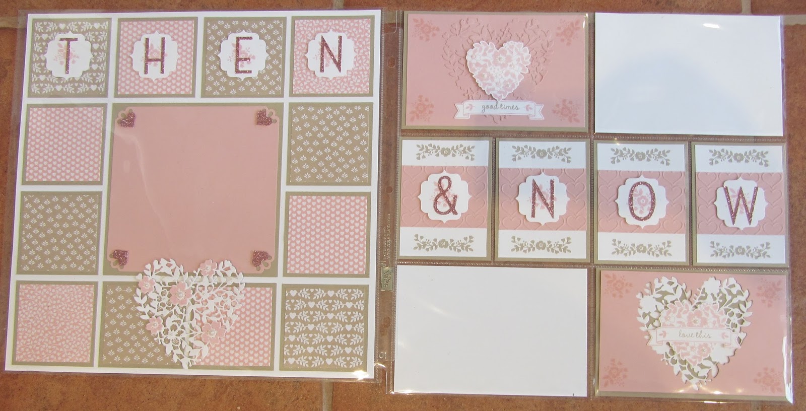Stamping Moments: Bloomin' Love Stampin' UP! Scrapbook Layout