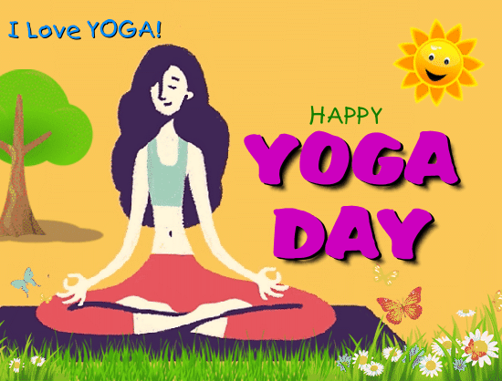 Йога день первый. Международный день йоги. С днем йога поздравления. День йоги открытки. Международный день йоги поздравления.