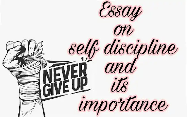 Essay on self discipline and its importance