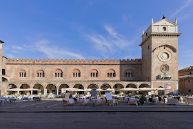The Palazzo della Ragione in Piazza delle Erbe in Mantua