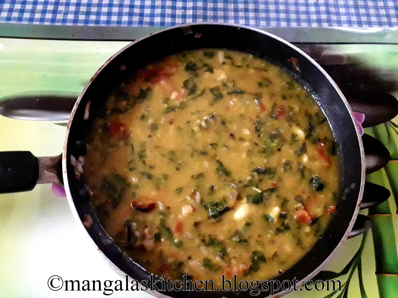 Mullangi Keerai Kootu Radish Greens Dal Fry Vitamin C, Calcium and