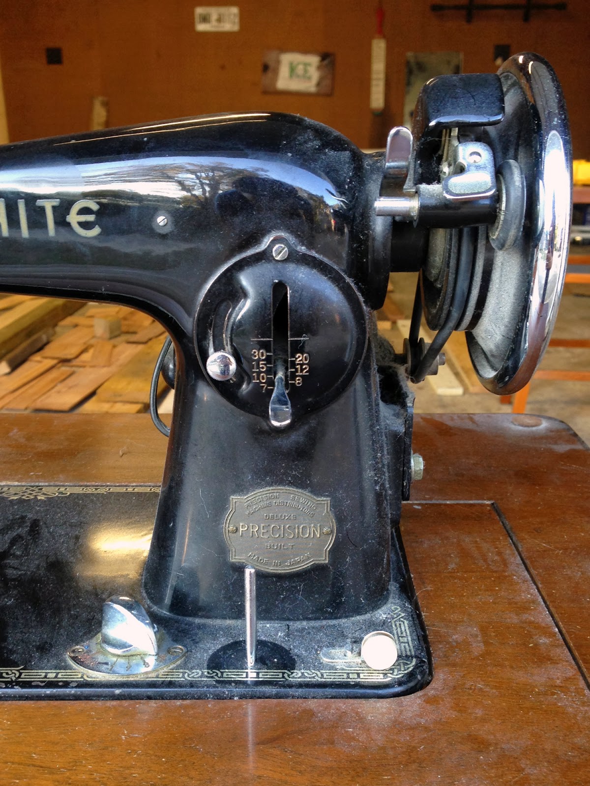 Sewing machine restoration project my new vintage White