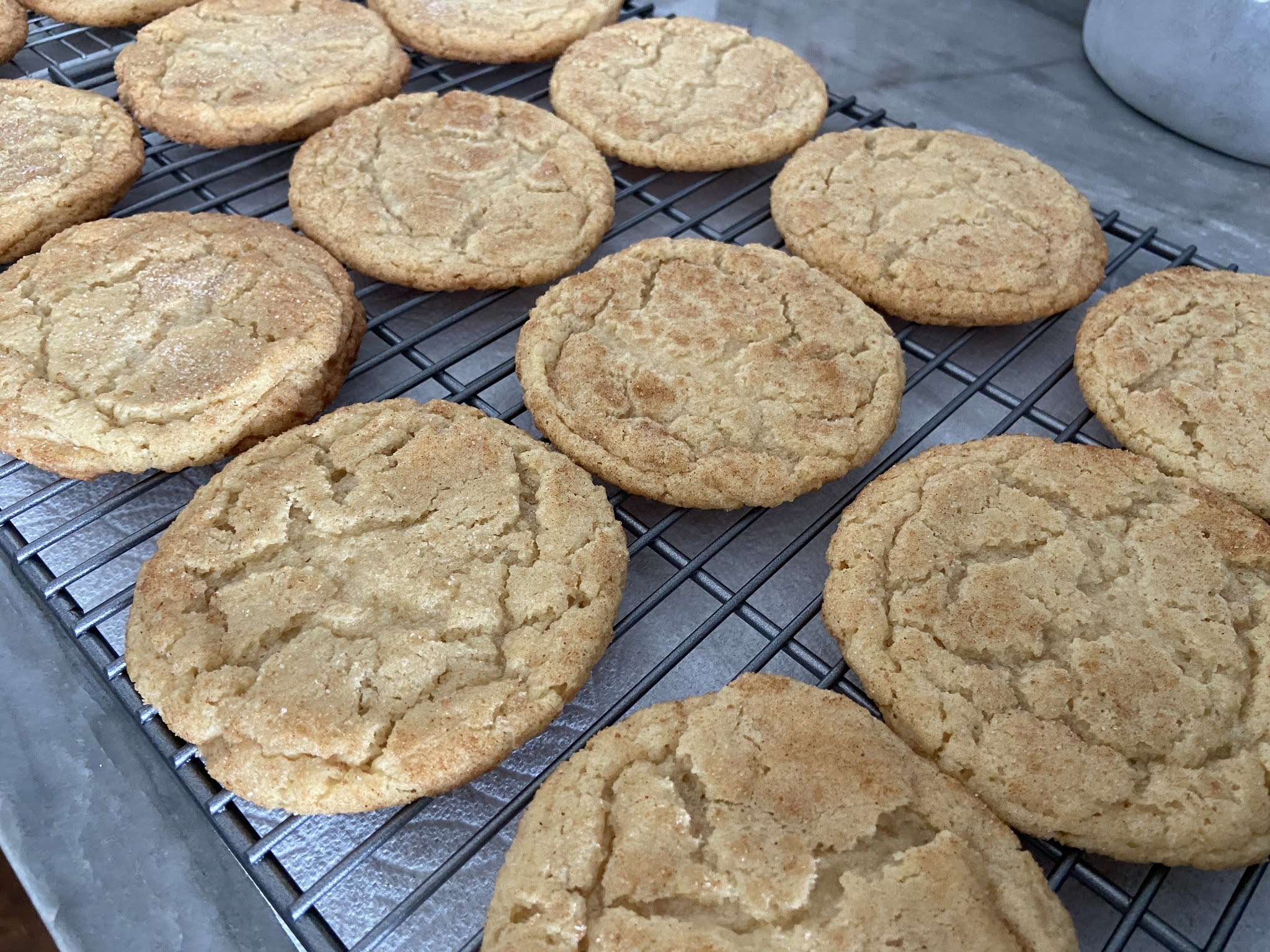 The Pastry Chef's Baking Snickerdoodles half butter, half shortening