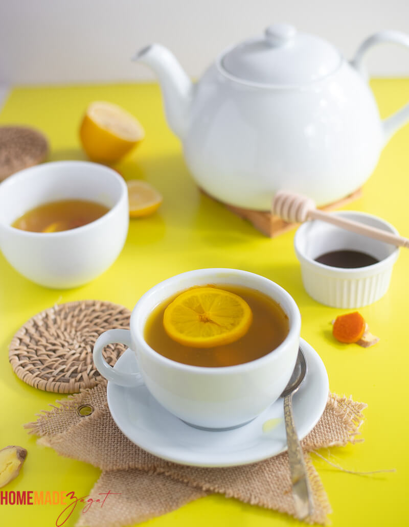 Soothing Turmeric Ginger Lemon Tea
