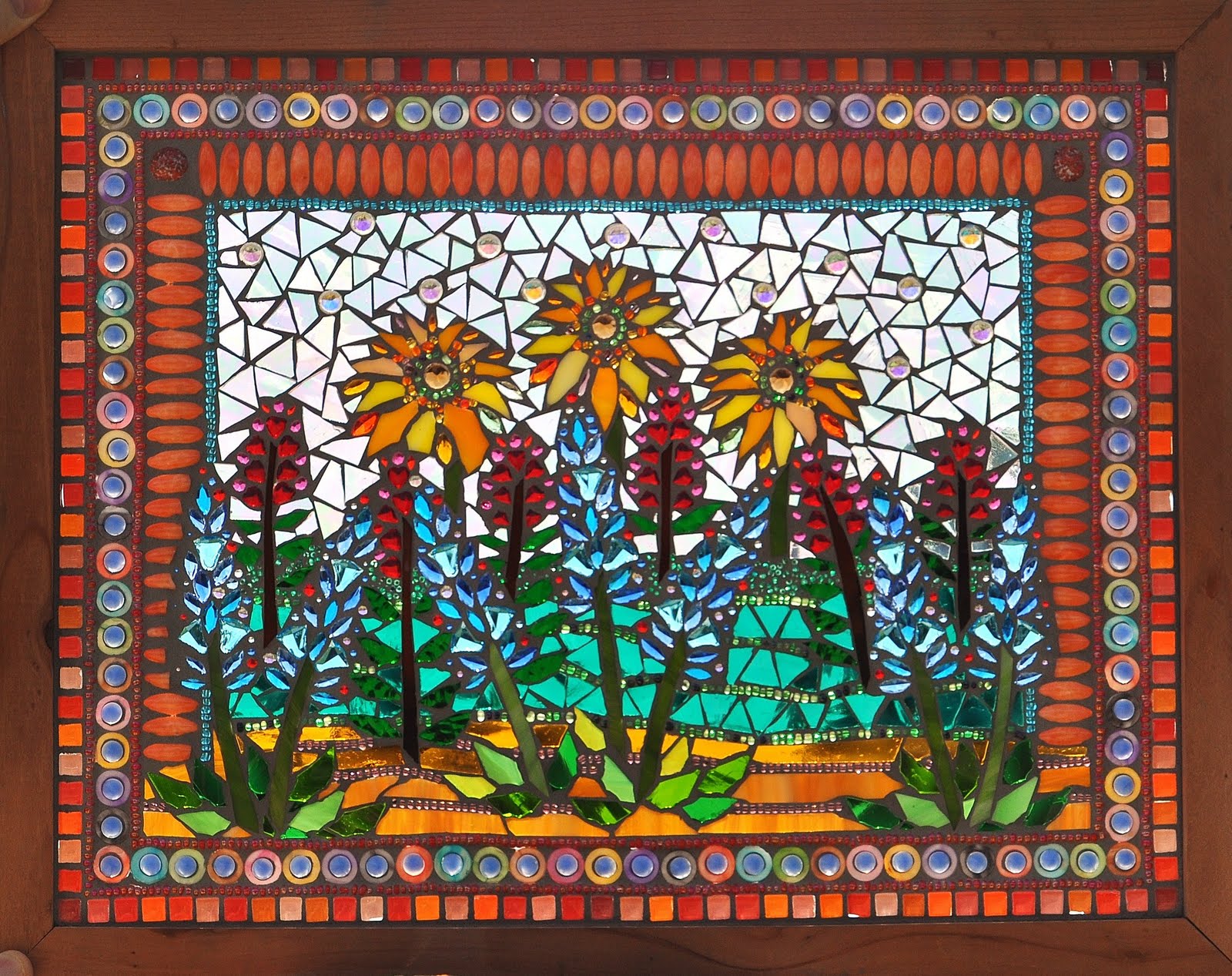 Kathleen Dalrymple Glass Artist Mosaic Techniques the use of
