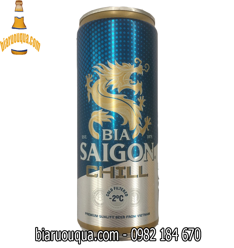Bia Sài Gòn Chill 4.6% Thùng 24 Lon 330Ml, Bia Chai Saigon Chill