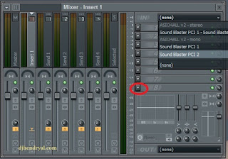 seting input untuk merekam di fl studio 10