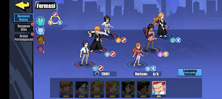 Mengatur Formasi Karakter Game BLEACH Eternal Soul