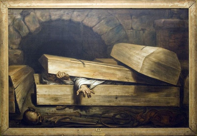 «Преждевременное погребение».  Антуан Вирц, 1854 год  ©museumsyndicate.com